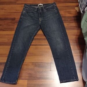 Signature by Levi Strauss Dark Blue Straight Jeans